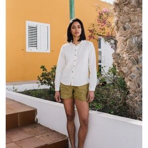 notPERFECTLINEN Marle Shirt in Cream